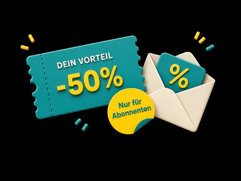Exklusive Deals: Coupon -50%, Newsletter-Angebote, Nur für Abonnenten